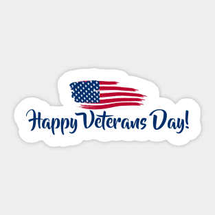 Happy veterans day Sticker